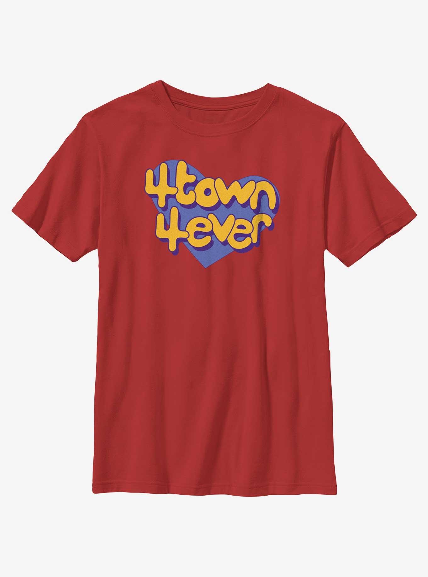 Disney Pixar Turning Red 4 Town 4 Ever Heart Youth T-Shirt