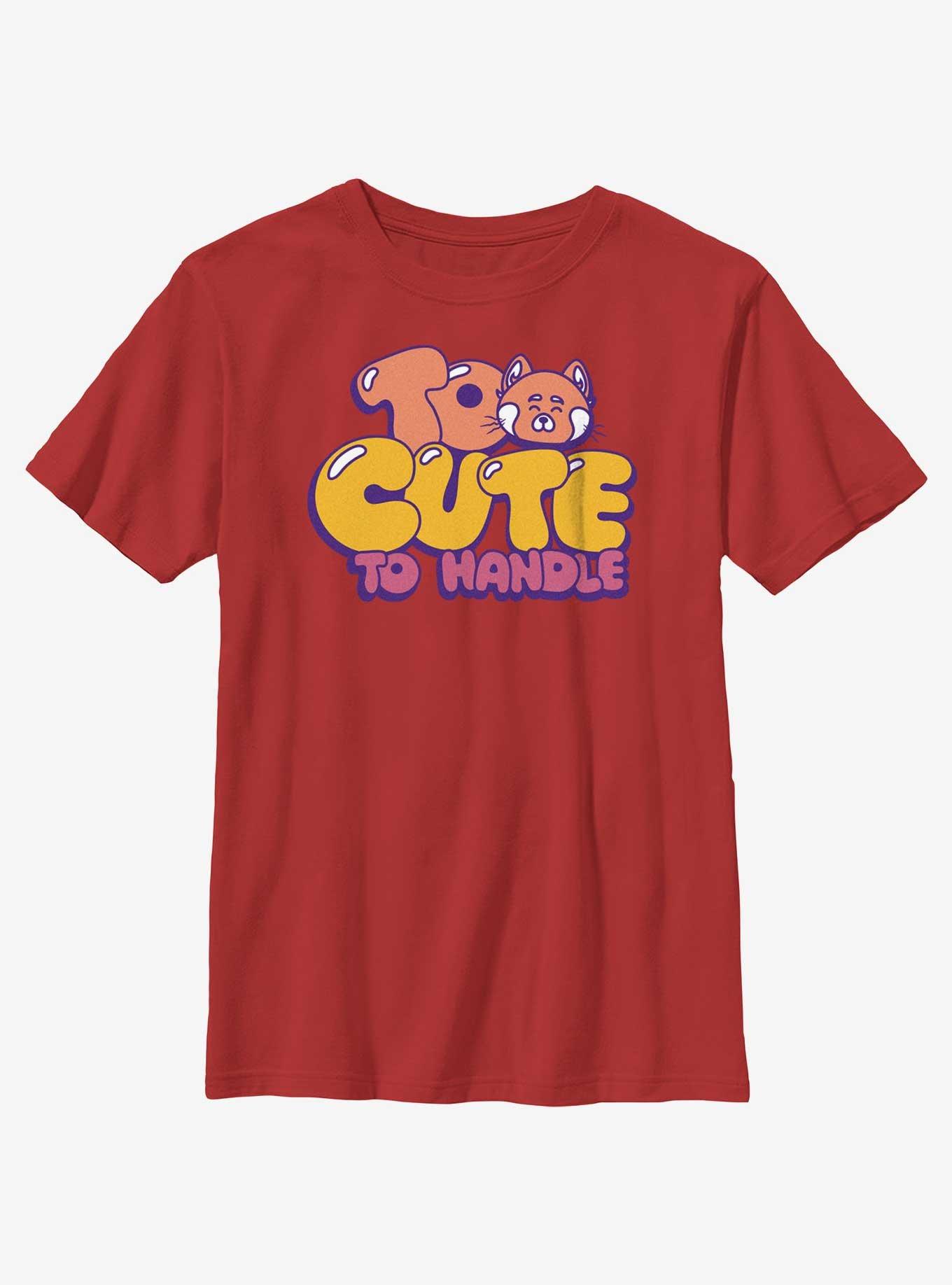 Disney Pixar Turning Red Too Cute To Handle Youth T-Shirt On Sale
